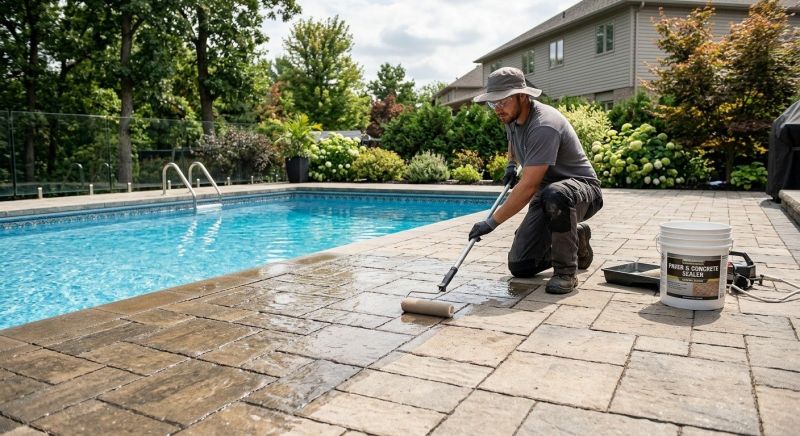 Courtyard Sealing in Kansas City, KS