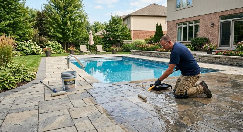 Courtyard Sealing in Renton, WA